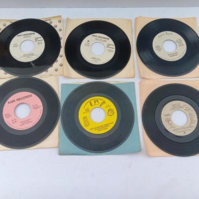 SIX 45 LP Records -Jerry Foster -Bobby Wright - Tommy Roe and more
