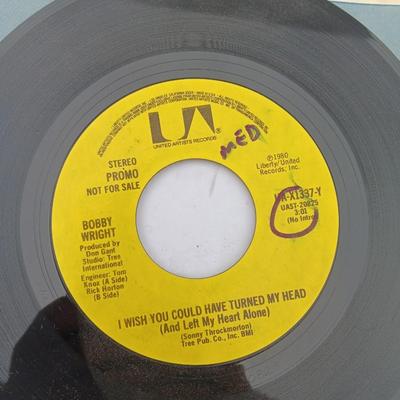 SIX 45 LP Records -Jerry Foster -Bobby Wright - Tommy Roe and more