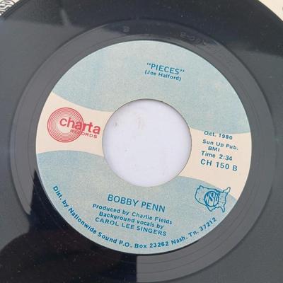 SIX 45 LP Records -Louise Mandrell - Bobby Penn - Durwood Haddock and more