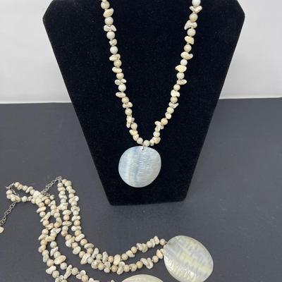 Vintage Mother of Pearl Stranded Necklaces (9)