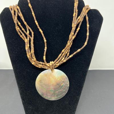 Vintage Mother of Pearl Stranded Necklaces (9)