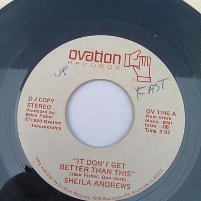 SIX 45 LP Records -Worley Max - Shiela Andrews - Nashville Superpickers - and more