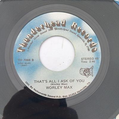 SIX 45 LP Records -Worley Max - Shiela Andrews - Nashville Superpickers - and more