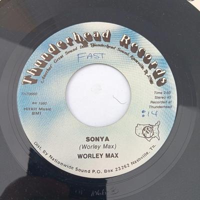 SIX 45 LP Records -Worley Max - Shiela Andrews - Nashville Superpickers - and more