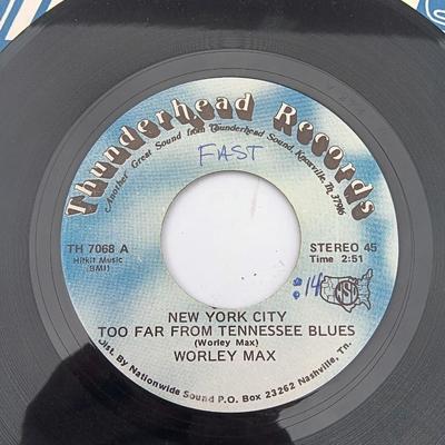 SIX 45 LP Records -Worley Max - Shiela Andrews - Nashville Superpickers - and more
