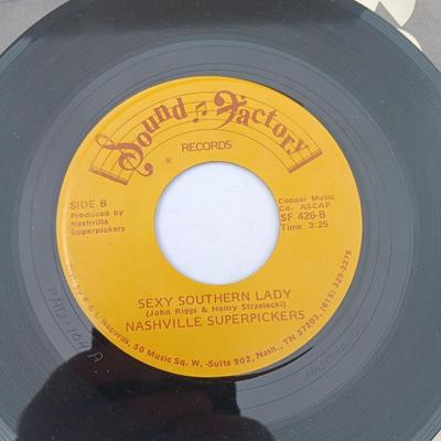SIX 45 LP Records -Worley Max - Shiela Andrews - Nashville Superpickers - and more