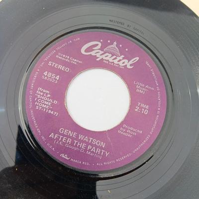 SIX 45 LP Records -Lenny Gault - David Allan Coe - Gene Watson and more