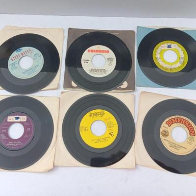 SIX 45 LP Records -Lenny Gault - David Allan Coe - Gene Watson and more