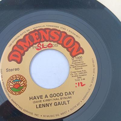 SIX 45 LP Records -Lenny Gault - David Allan Coe - Gene Watson and more