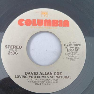 SIX 45 LP Records -Bobby Rice - David Allan Coe - Marty Robbins and more