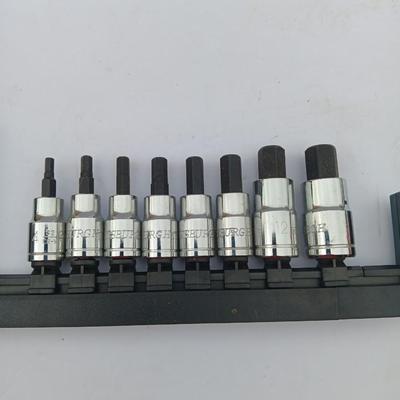 Pittsburgh 3/8" & 1/2" Drive 8-piece hex socket set
