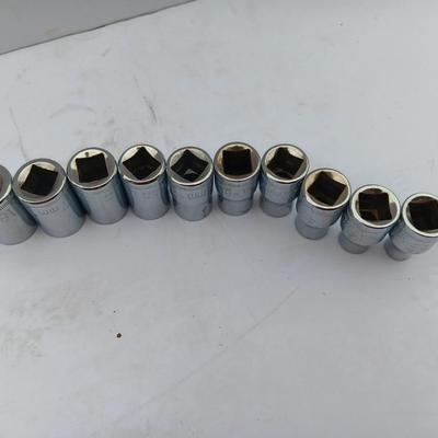 Craftsman Sockets CRAFTSMAN tools 18 mm - 9 mm 10 sockets total