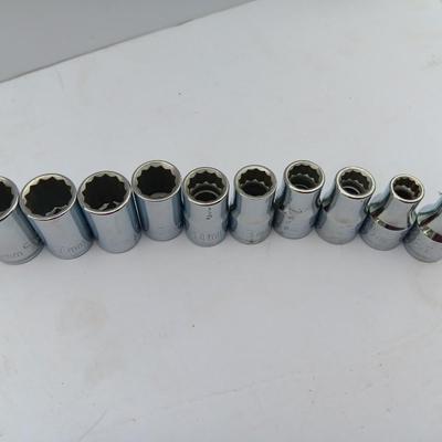 Craftsman Sockets CRAFTSMAN tools 18 mm - 9 mm 10 sockets total