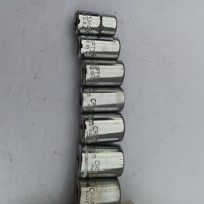 7 Craftsman Sockets CRAFTSMAN tools 7 mm - 13 mm
