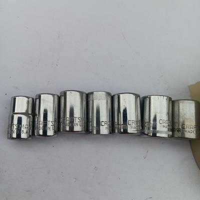 7 Craftsman Sockets CRAFTSMAN tools 7 mm - 13 mm