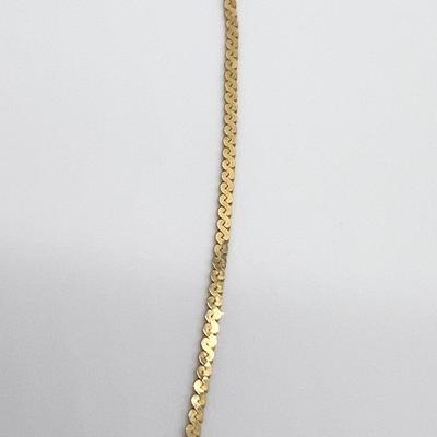 BALESTRA ~ 585 14K ~ YG 20â€ Serpentine Chain