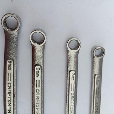 Four CRAFTSMAN Wrenches - 6mm - 7mm - 8mm - 9mm