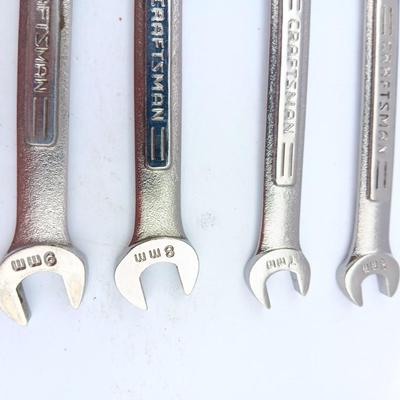 Four CRAFTSMAN Wrenches - 6mm - 7mm - 8mm - 9mm
