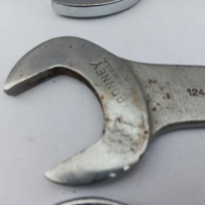 Armstrong Pump wrenches and one Bonney wrench 3/4 2 1/8 and 1 -3/8