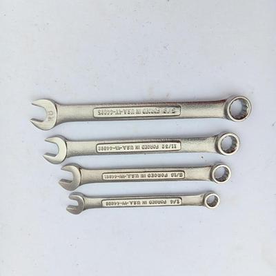 Four Craftsman wrenches 1/4 - 5/16 - 11/32 - 3/8