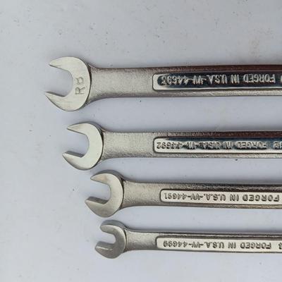 Four Craftsman wrenches 1/4 - 5/16 - 11/32 - 3/8