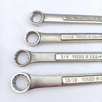 Four Craftsman wrenches 5/8 - 11/16 - 3/4 - 13/16