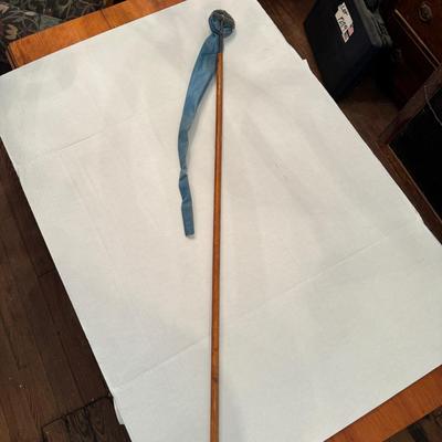 W1509 Vintage Nautical Windsock, Signal Horn , Burgee Pole