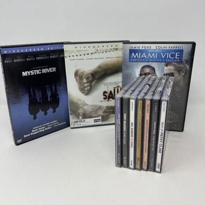 DVDs and CDs - Saw, Miami Vice, Mystic River & Country Artists