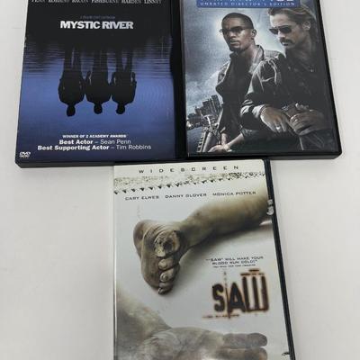DVDs and CDs - Saw, Miami Vice, Mystic River & Country Artists