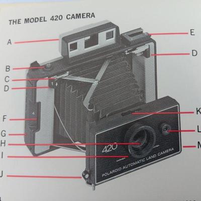 NICE! Vintage Mint Polaroid 420 Land camera