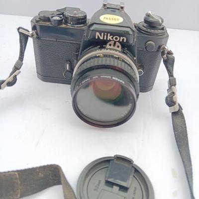 Vintage Nikon 35 mm Camera with Tiffen 52mm lens