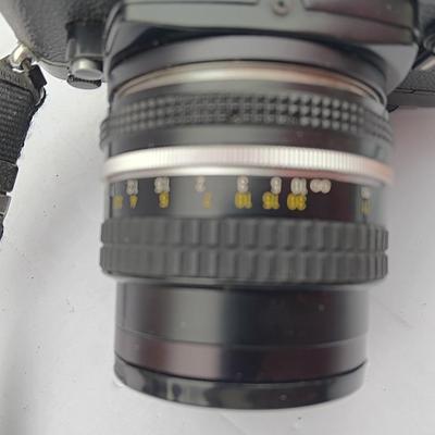 Vintage Nikon 35 mm Camera with Tiffen 52mm lens