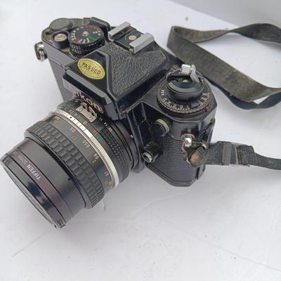 Vintage Nikon 35 mm Camera with Tiffen 52mm lens