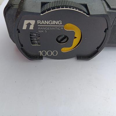 Ranging Rangematic 1000 range finder with case 6x18
