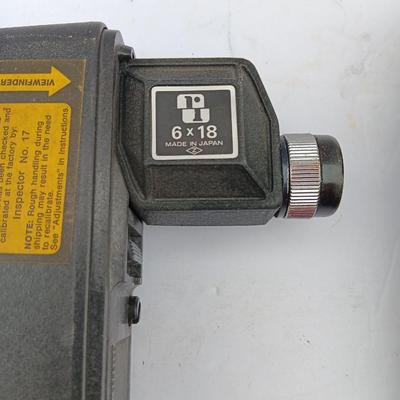 Ranging Rangematic 1000 range finder with case 6x18