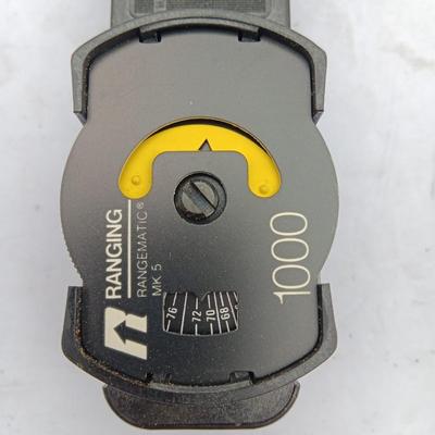 Ranging Rangematic 1000 range finder with case 6x18