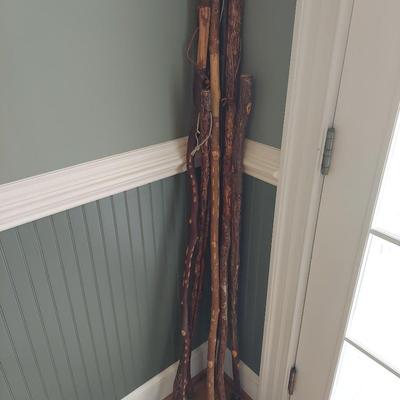 Seven Hiking Sticks (L-DW)