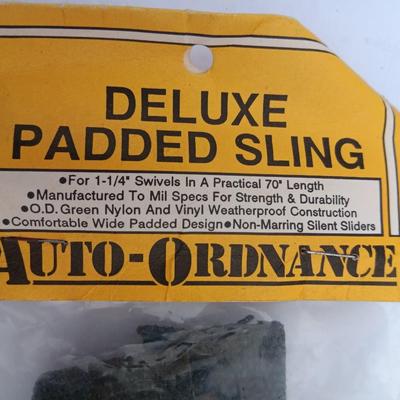 New in package Deluxe Padded Sling for 1 1/4" Swivels in a practical 70" length