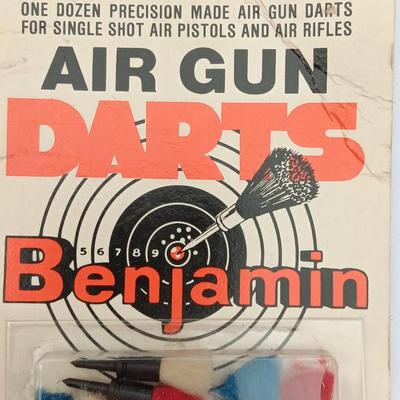Vintage Benjamin Air Gun Darts new in package 3 dozen .177 Cal. 45mm