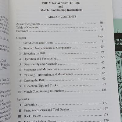The M14 Owner's Guide and Two colt M14 pamphlet booklets M16A1 Rifle