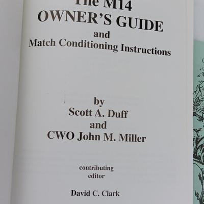 The M14 Owner's Guide and Two colt M14 pamphlet booklets M16A1 Rifle