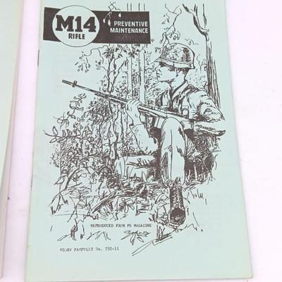 The M14 Owner's Guide and Two colt M14 pamphlet booklets M16A1 Rifle
