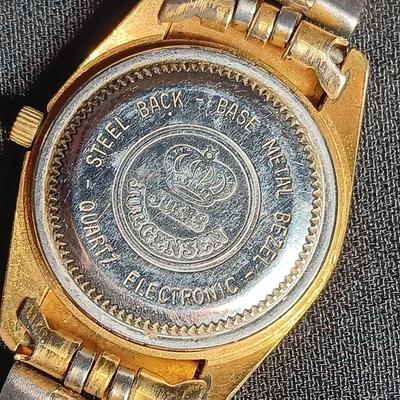 Vintage Jules Jurgensen 10 diamond Quartz wristwatch