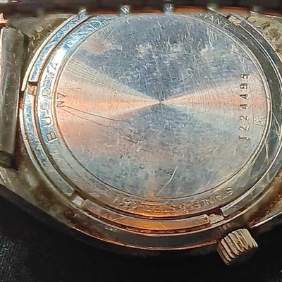 Two Bulova Accutron wristwatches for parts or repair UNTESTED