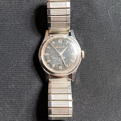 Two Bulova Accutron wristwatches for parts or repair UNTESTED