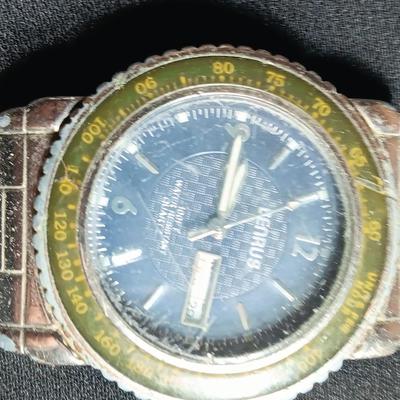 Two wristwatches Denrus & Seiko for parts or repair - UNTESTED