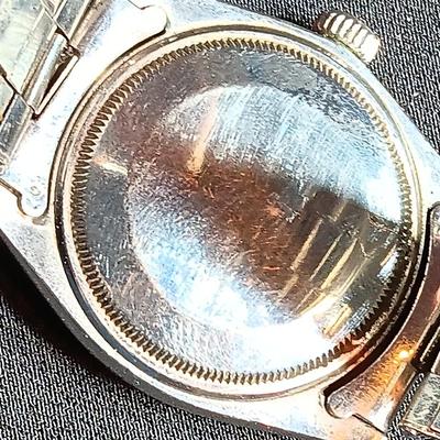 Vintage Rolodex Oyster Perpetual Date wristwatch UNTESTED but second hand working