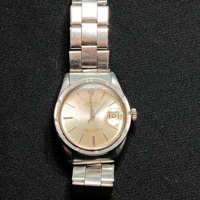 Vintage Rolodex Oyster Perpetual Date wristwatch UNTESTED but second hand working