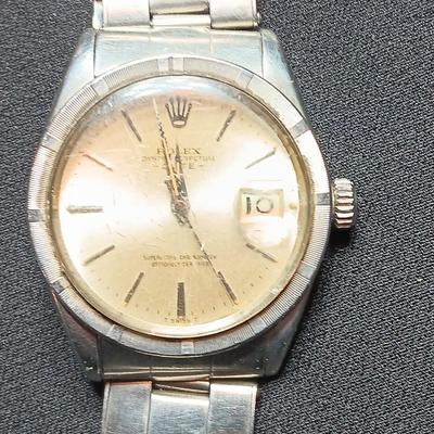 Vintage Rolodex Oyster Perpetual Date wristwatch UNTESTED but second hand working
