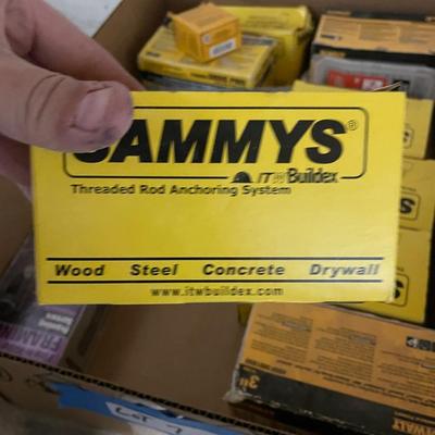 1 Box Lot of about 12 boxes of Anchoring Bolts - Sammys mainly
